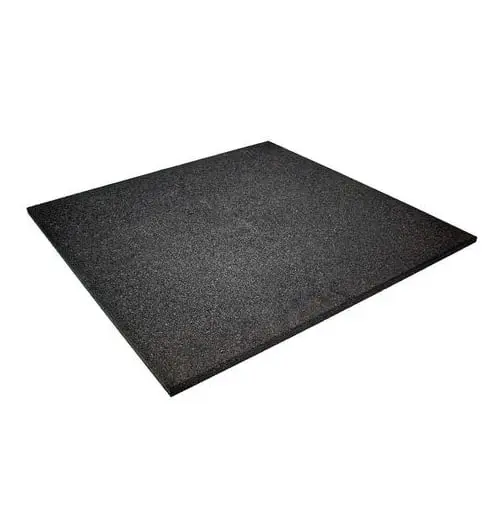 Black Anti-Slip Rubber Flooring Tile