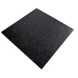 Black EPDM Rubber Gym Flooring Tile