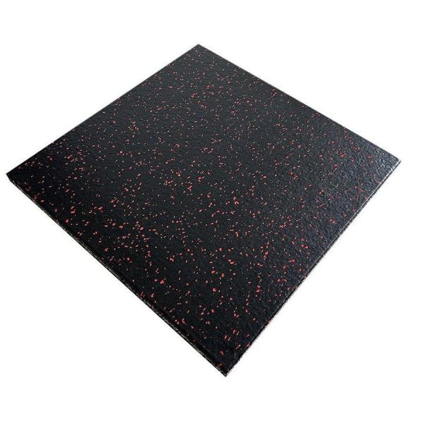 Black EPDM Rubber Gym Flooring Tile