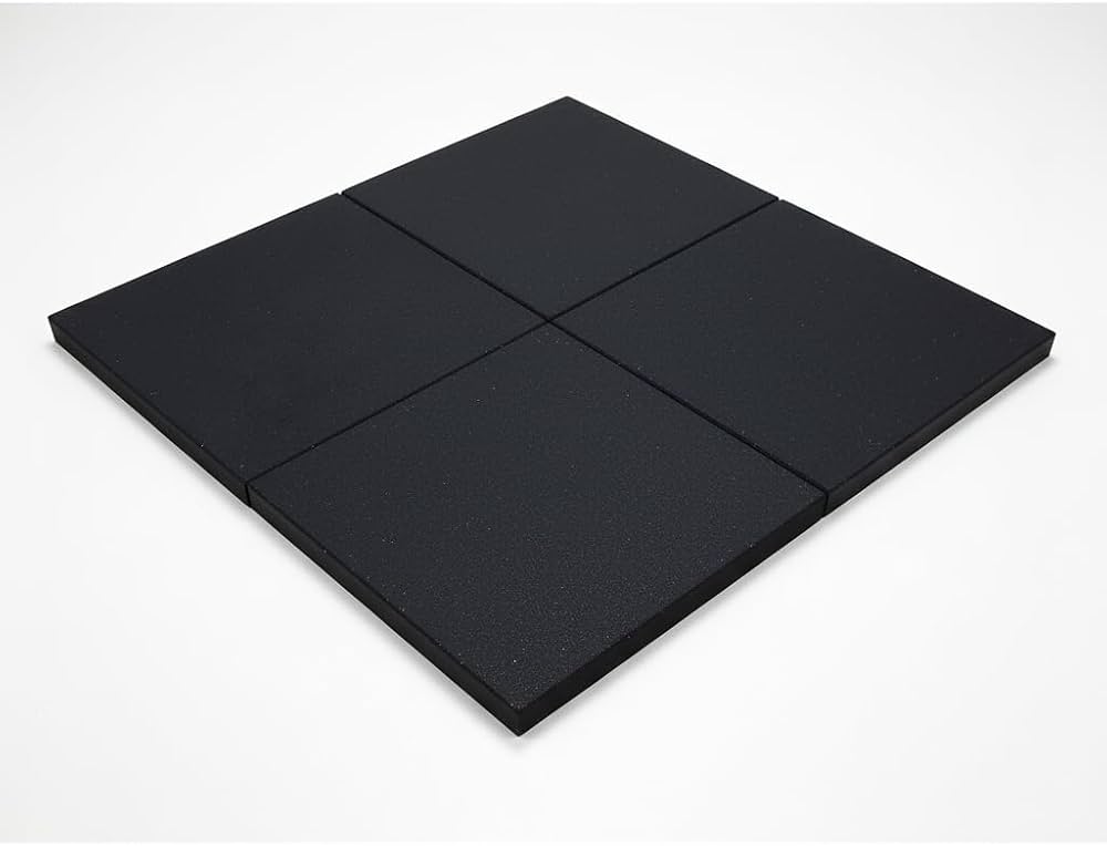 Black Heavy Duty Rubber Flooring
